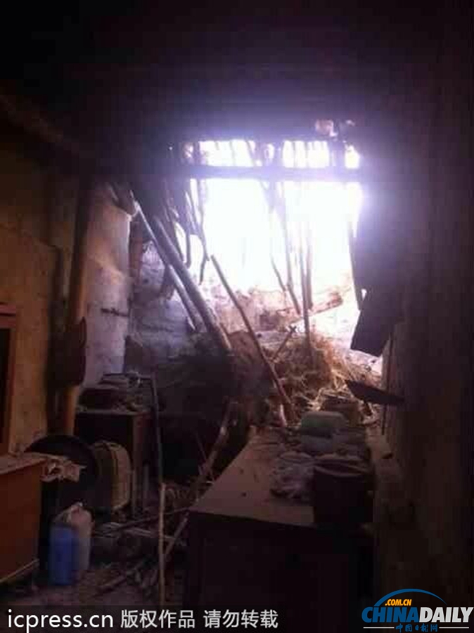 高清組圖：岷縣地震余震不斷致房屋倒塌嚴重