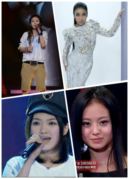 中國好聲音第二季學(xué)員素顏照對比 姚貝娜女神韻味畢夏判若兩人