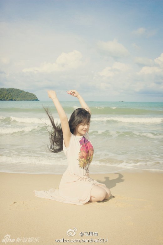 蔣雯麗外甥女馬思純海量清新寫(xiě)真 甜笑似蒼井優(yōu)(圖)