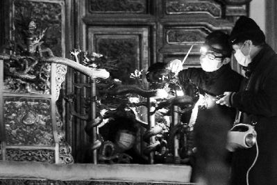 故宮首個全天閉館日 “金鑾殿”龍椅十年來首次保養