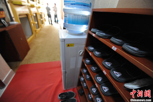 “膠囊旅館”現(xiàn)身昆明(圖)