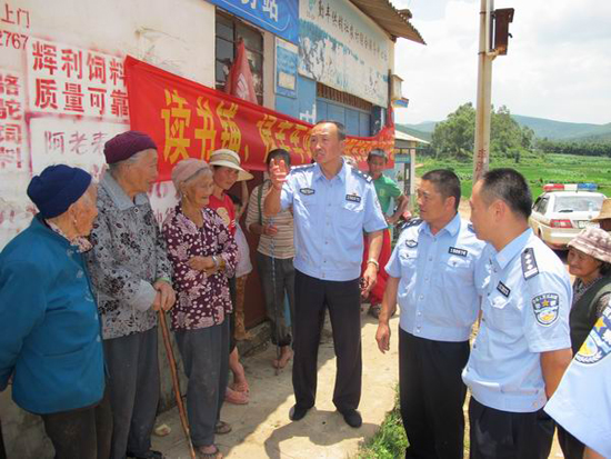 讀書鋪、祿豐車站派出所聯合行動整治交界線路周邊防控盲點問題