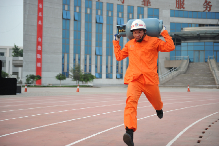 全國公安消防鐵軍比武 浙江代表隊旗開得勝