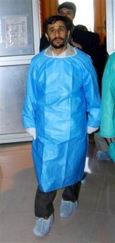 Iranian President visits uranium plant