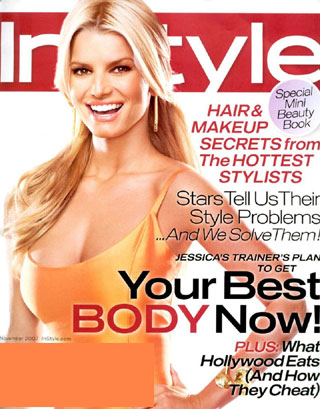 Jessica Simpson graces Nov. issue InStyle cover