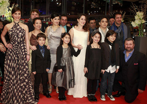 Celebs arrive on the red carpet for the screening of 'Welcome to Germany'