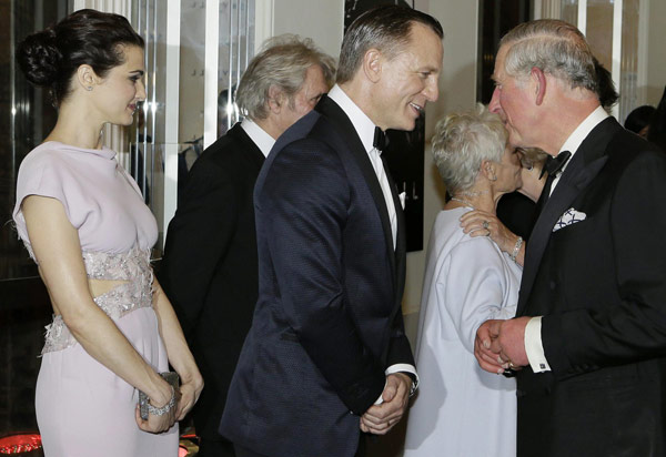 James Bond film 'Skyfall' premieres in London