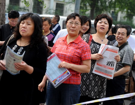 National drama unfolds as students take exam