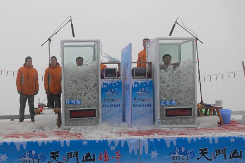 Chinese icemen break record