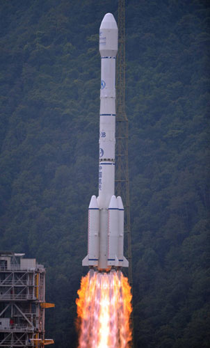 China sends French-made satellite into space