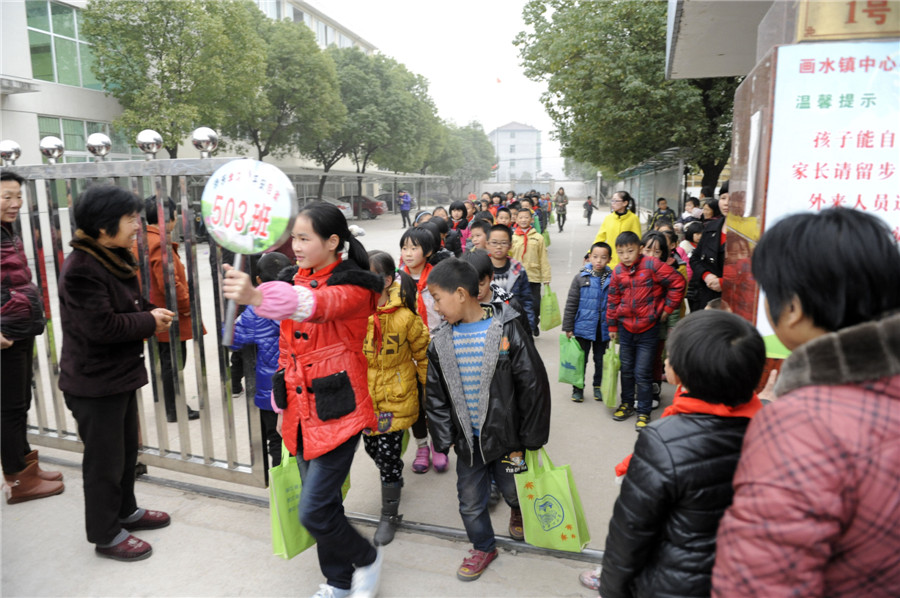 Green for go, as school eases burden on pupils