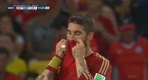 衛(wèi)冕冠軍西班牙的14個絕望表情