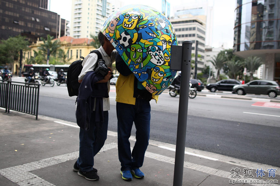 街頭巷尾的巴西元素 世界杯氣氛愈發濃烈