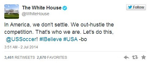 美國隊輸球 奧巴馬輸酒