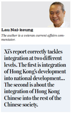 Xi's report to congress outlines new approaches to HKSAR