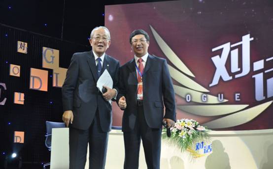 范天銘出席央視《對話》與稻盛和夫話經營