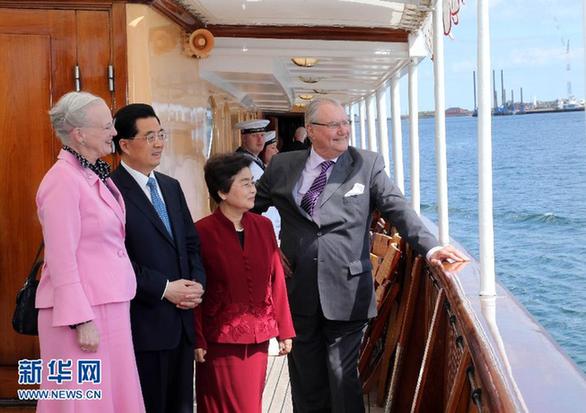 胡錦濤在丹麥首都考察參觀綠色發展