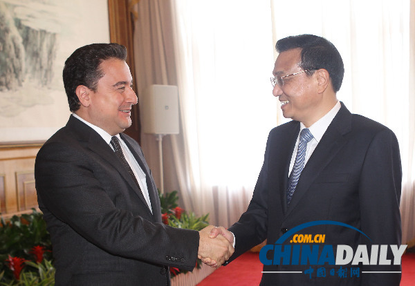 李克強對土耳其副總理長期推動中土關系發展表示贊賞