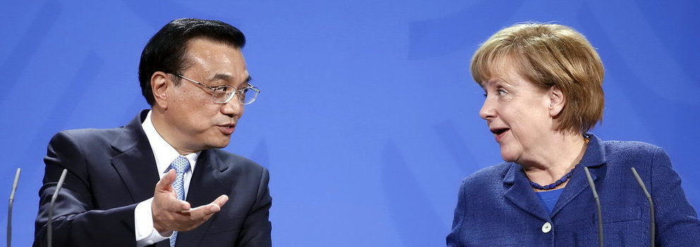 李克強和默克爾共同會見記者
