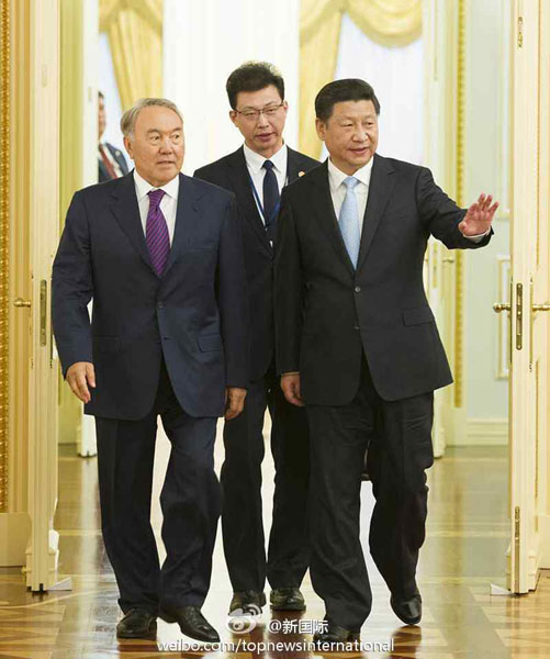 中哈元首會晤勾畫發展藍圖