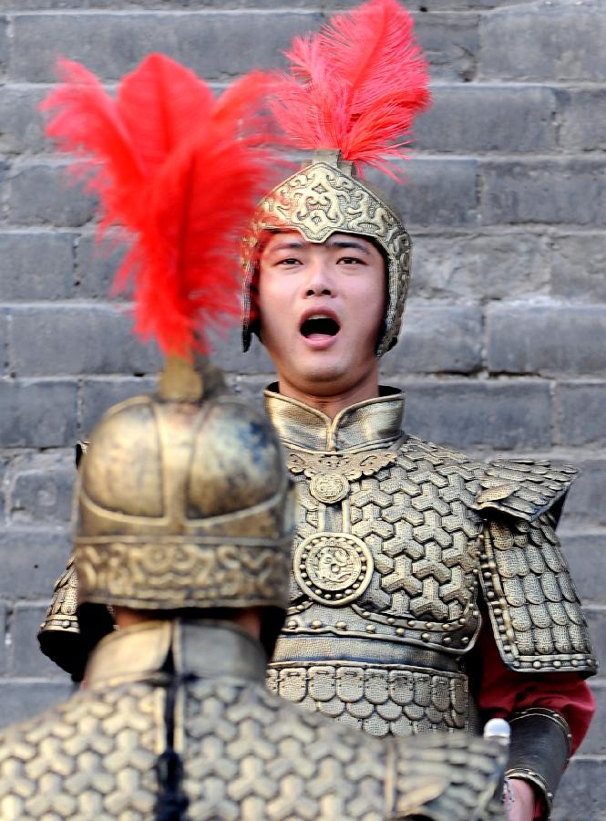 西安“武士文化系列展演”：跨越時空的城墻武士