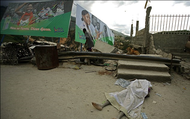 太子港尸橫遍野死亡總數或達10萬