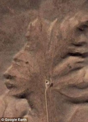 驚人的巧合？盤點谷歌地球中的“臉譜”景觀