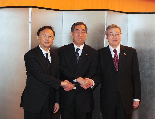 圖：日中韓外長會談 中韓要求及時通報核電站情況