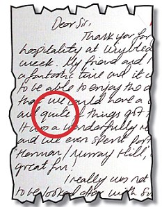 完美王妃也出錯？ 凱特被爆信中出現兩處錯誤