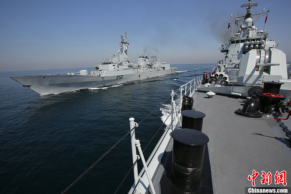 高清：全程直擊“和平－13”多國海上聯合軍演