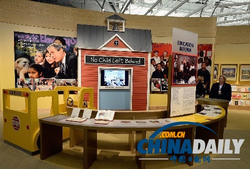 小布什圖書館落成五總統聚首 其母不愿次子當總統