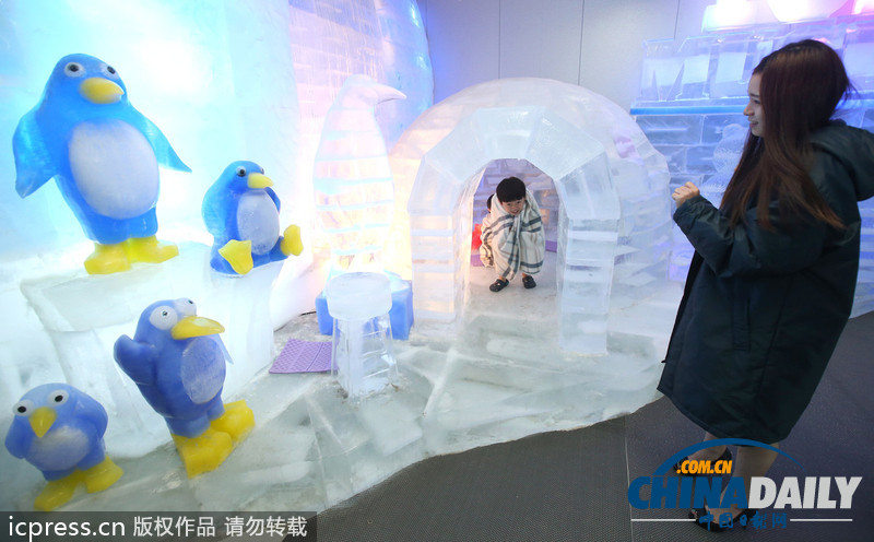 炎炎夏日來臨 韓國首爾美術(shù)館冰屋成兒童樂園