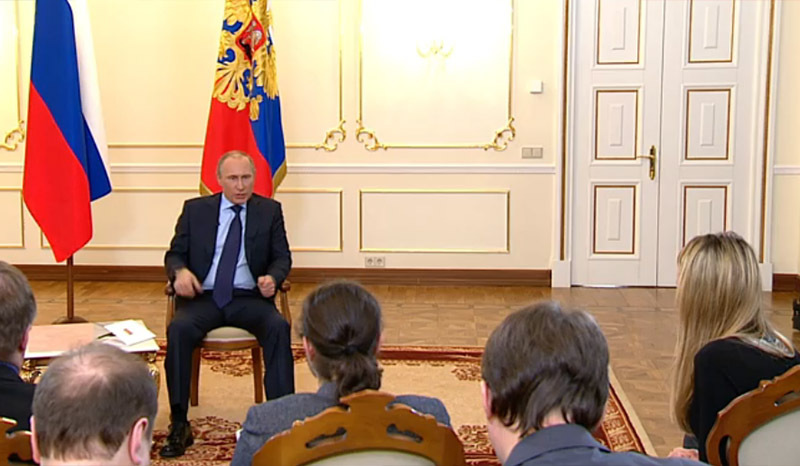 普京開(kāi)新聞發(fā)布會(huì) 稱烏克蘭事件系違憲政變和武裝奪權(quán)