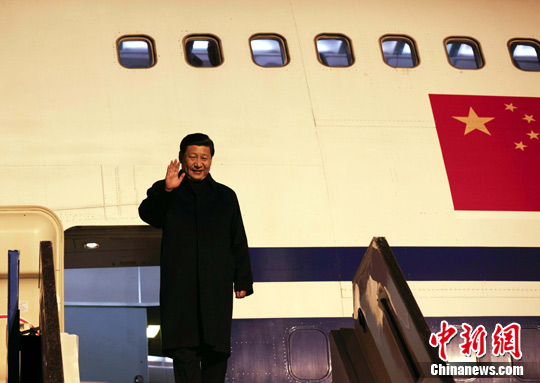 習(xí)近平抵達安卡拉開始對土耳其進行正式訪問