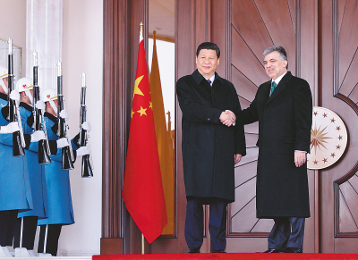 習近平與居爾總統舉行會談