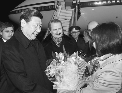 習近平與居爾總統舉行會談