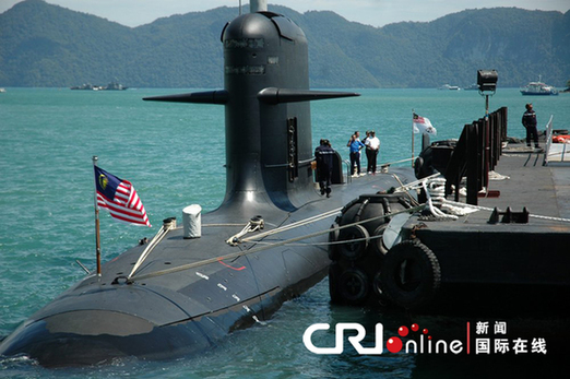 馬來西亞最新型潛艇亮相國際防務展