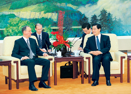 胡錦濤會見俄羅斯聯邦安全會議秘書