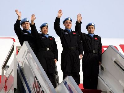 中國向海地派遣新維和警察（圖）