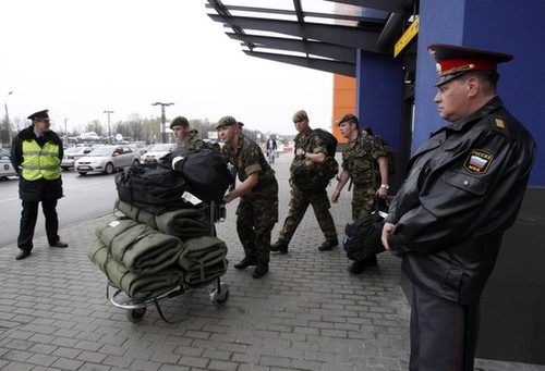 外國軍隊陸續(xù)抵達俄羅斯參加勝利日閱兵式