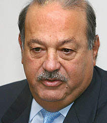 墨西哥大亨埃盧榮登世界第三富（圖）