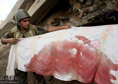 以軍空襲黎南部 造成至少60名平民喪生