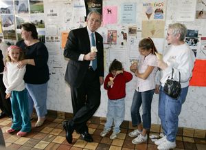 布什助選中期選舉 南瓜冰激凌一個都不少