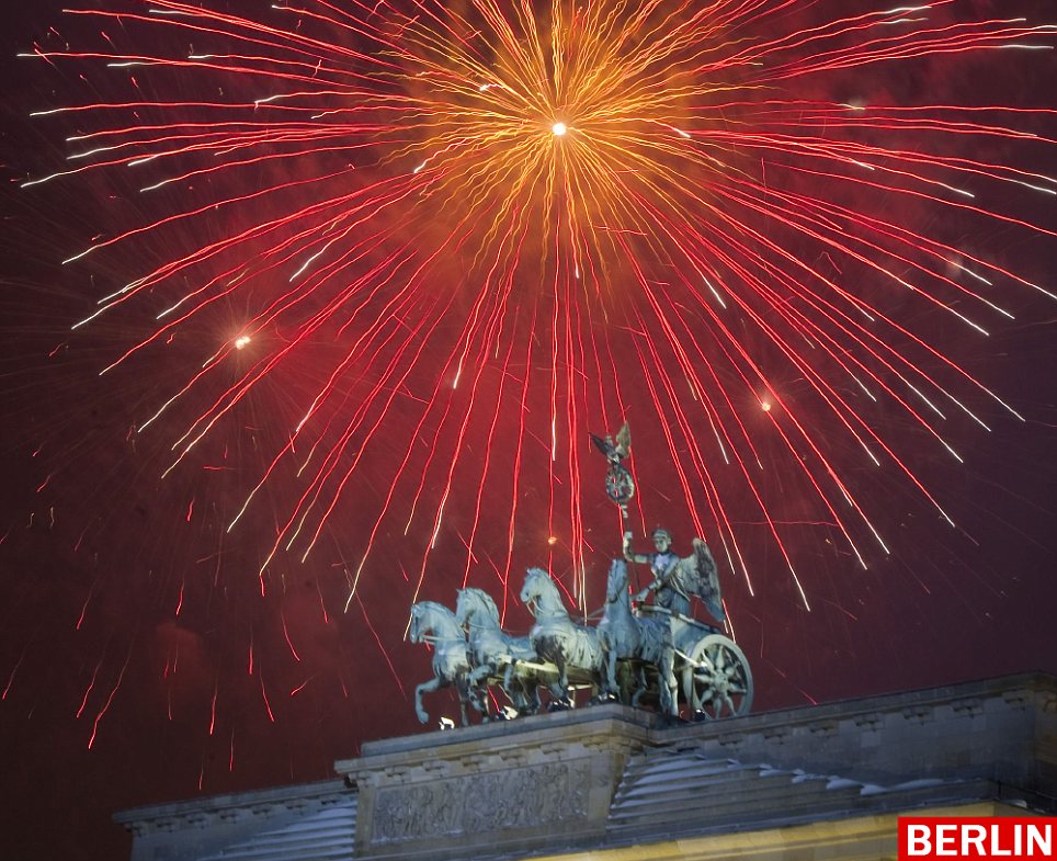 世界各地喜迎新年 煙花表演絢麗登場