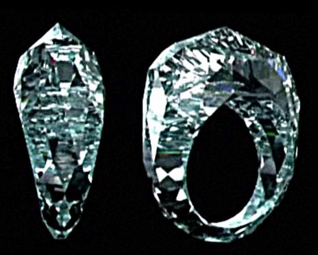 世界首枚全鉆戒指問世 重150克拉售價6800萬美元