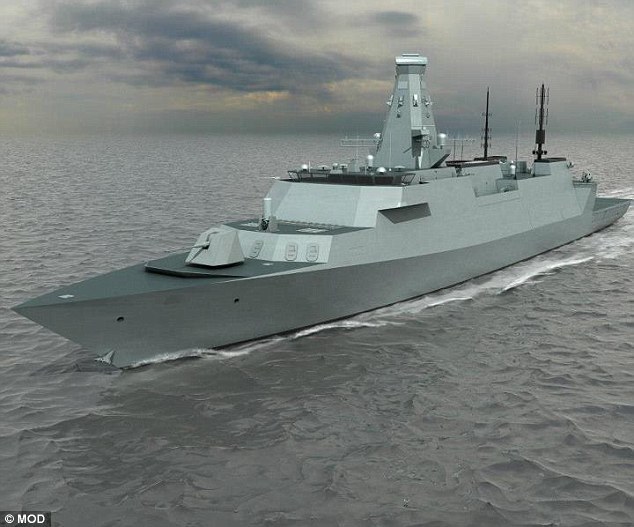 英國研制最新型隱形戰艦 預計2021年下水服役