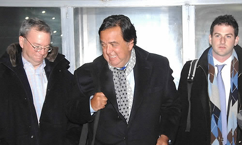 谷歌總裁施密特一行或?qū)⒃L問(wèn)平壤科技大學(xué)