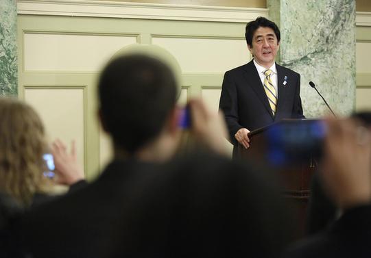 安倍訪美遭媒體冷遇 美日首腦會晤被指如一日游