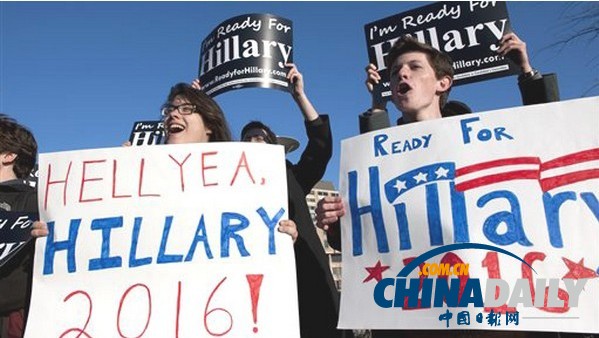 希拉里支持者為總統大選發力 吸引三位“金主”加盟籌款委員會