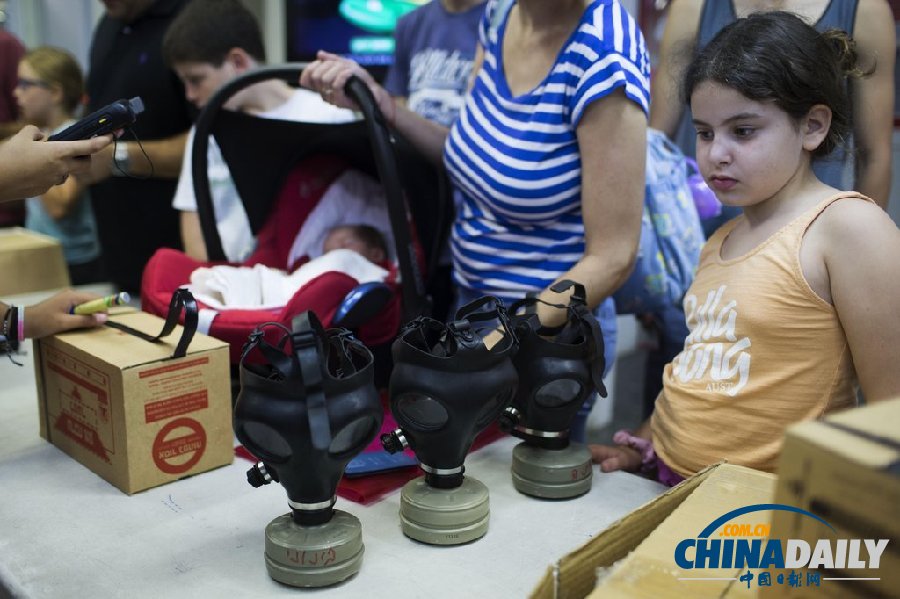 敘利亞化武風波延燒 以色列民眾搶購防毒面具